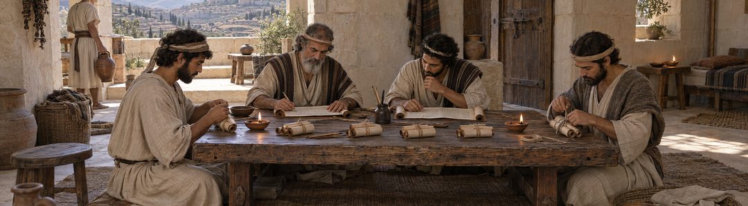 Illustratie bij: De vijf verzamelingen van de Psalmen.