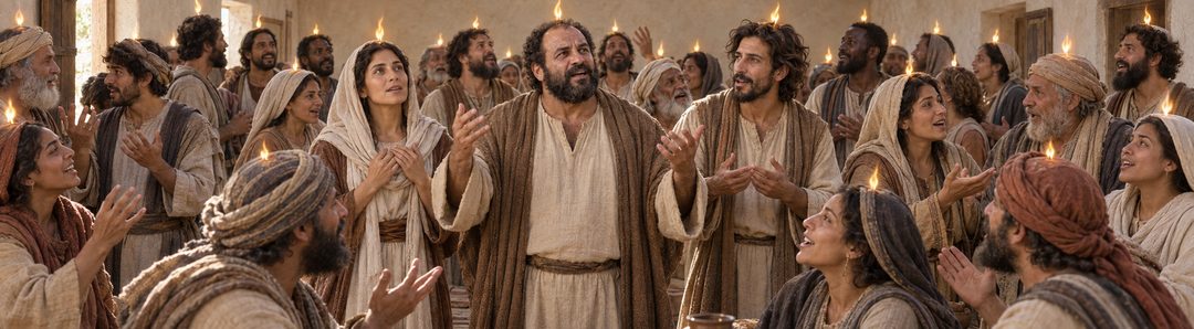 Illustratie bij: De Geest wordt over heel Gods volk uitgestort.