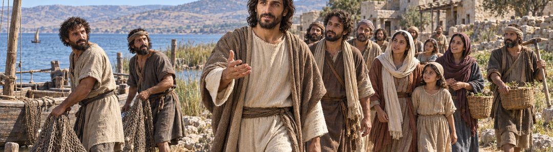 Illustratie bij: Jezus roept mensen in Gods Koninkrijk.