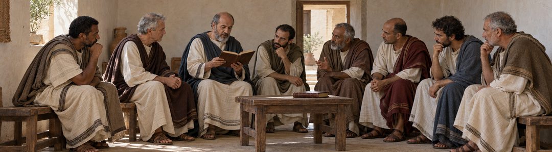 Illustratie bij: De vroege kerk bespreekt het gezag van Judas.