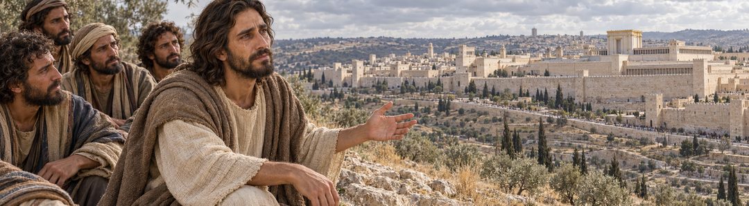 Illustratie bij: Jezus weent over Jeruzalem.