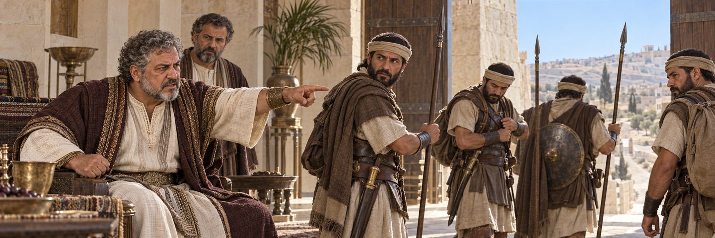 Illustratie bij: Herodes beveelt de kindermoord in Bethlehem.