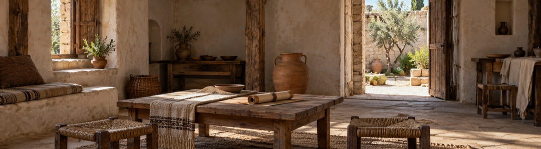 Illustratie bij: Huisgenoten luisteren naar christelijk onderricht.