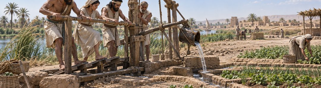 Illustratie bij: Water geven in een geestelijk droge tijd.