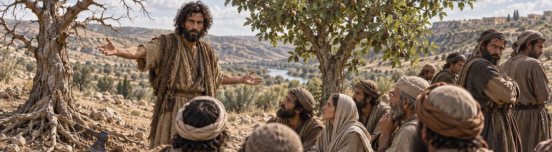 Illustratie bij: Johannes roept Israël op vrucht te dragen.