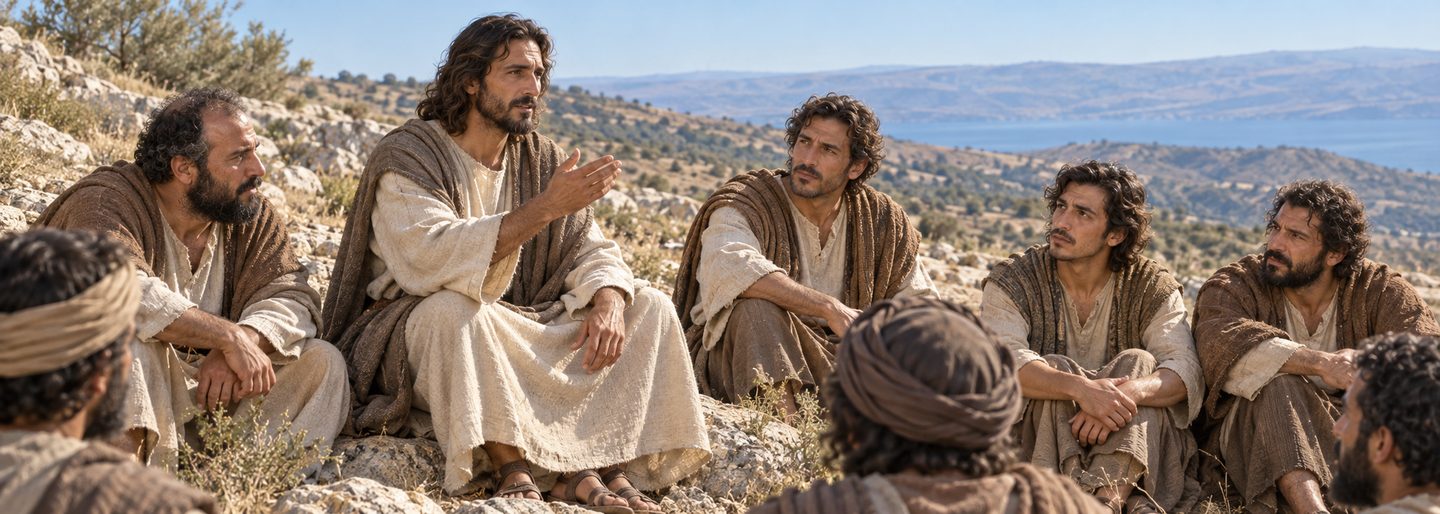 Illustratie bij: Jezus belooft de komst van Gods Koninkrijk met kracht.