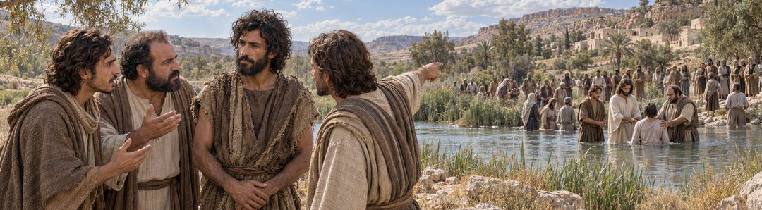 Illustratie bij: Johannes’ discipelen vrezen Jezus’ groeiende aanhang.