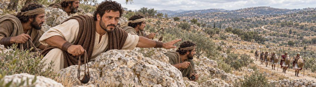 Illustratie bij: Judas Makkabeüs leidt de strijd om bevrijding.