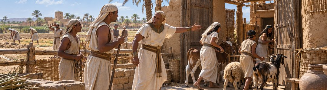 Illustratie bij: Egyptenaren nemen Gods woord ernstig.