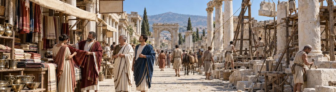 Illustratie bij: Laodicea herbouwt zich en beroemt zich op rijkdom.