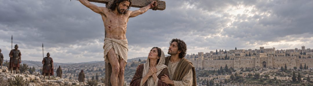 Illustratie bij: Jezus vertrouwt Zijn moeder toe aan de geliefde discipel.