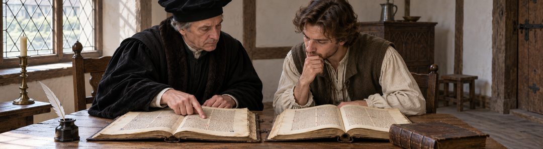 Illustratie bij: Handschriften zorgvuldig vergelijken.