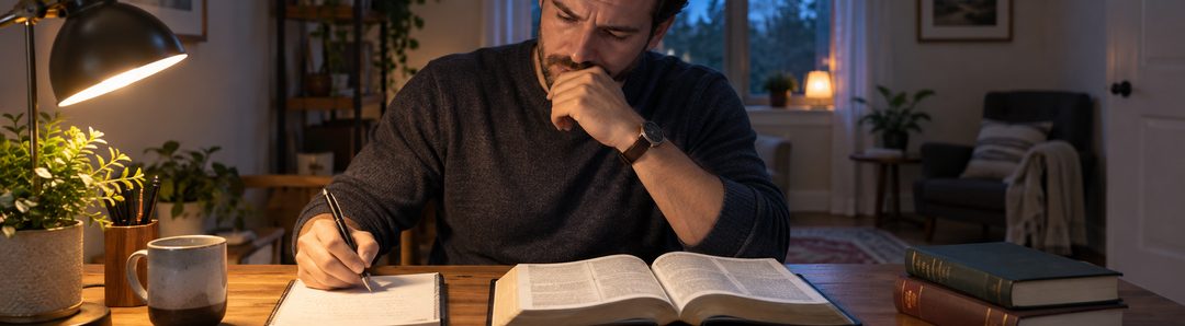 Illustratie bij: Ons denken onderwerpen aan Gods denken.