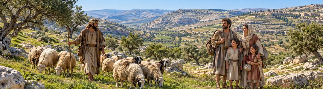 Illustratie bij: Israël keert terug naar zijn weidegrond.