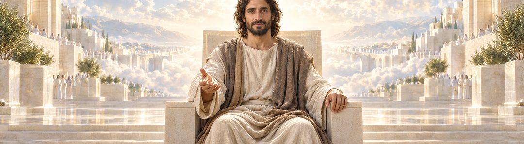 Illustratie bij: Jezus bekleedt het koningschap van David.