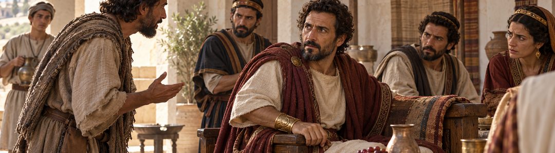 Illustratie bij: Herodes hoort geruchten over Jezus en vreest Johannes.