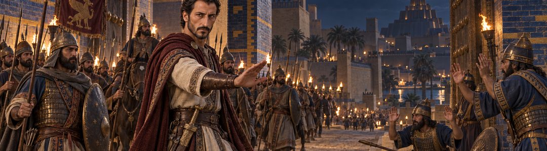 Illustratie bij: Cyrus en de historische val van Babylon.