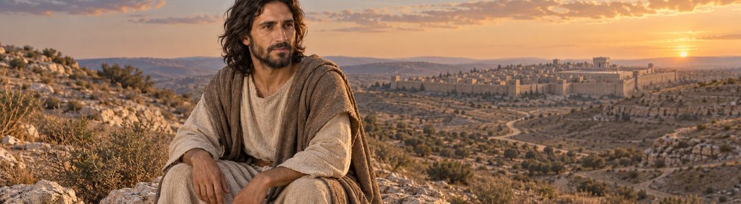 Illustratie bij: Jezus verwerpt subtiele gedachten van de verleider.
