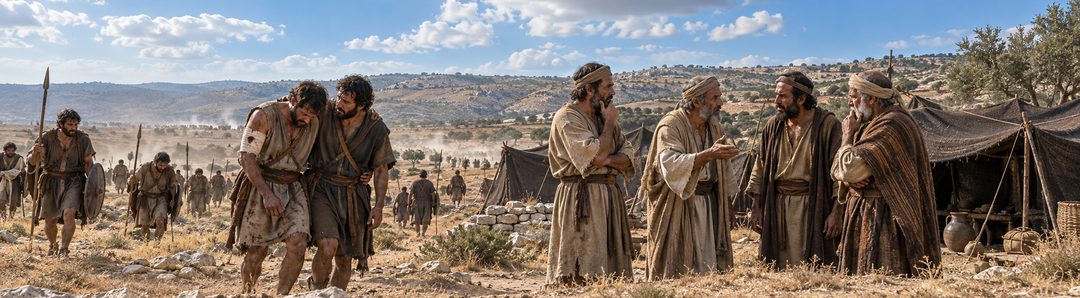 Illustratie bij: De oudsten bespreken Israëls nederlaag.