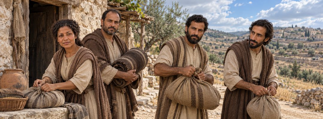 Illustratie bij: Een familie uit Bethlehem in de tijd van de richteren.