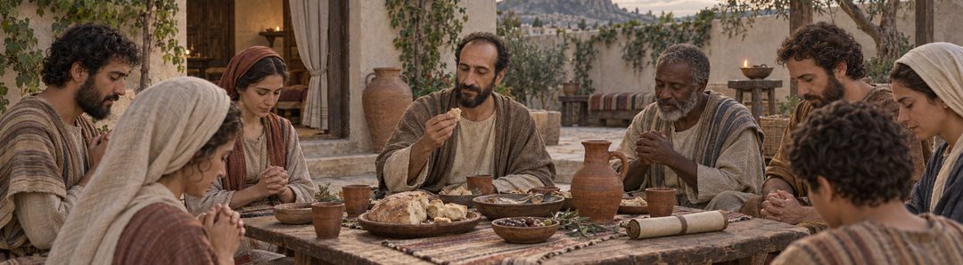 Illustratie bij: Eten en drinken tot eer van God.
