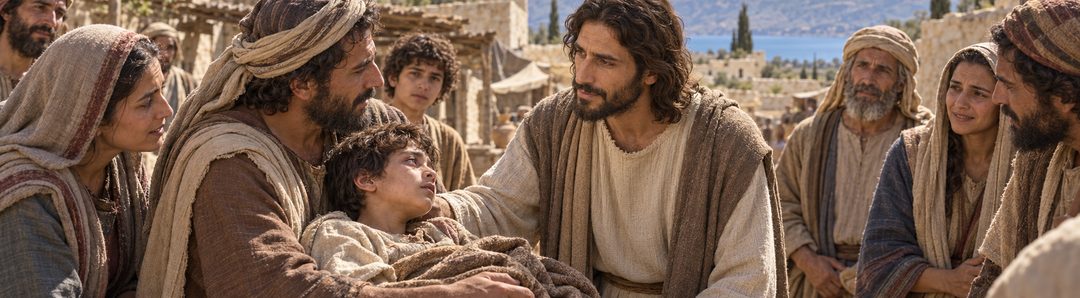 Illustratie bij: Jezus als God met ons zonder de eigennaam Immanuel.