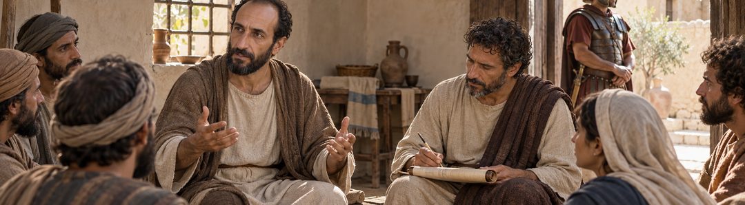 Illustratie bij: Paulus wacht twee jaar in zijn gehuurde woning te Rome.