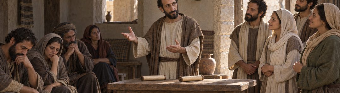 Illustratie bij: De hervatte lijn van Adam naar Christus.