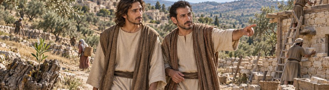 Illustratie bij: De Messias woont in Nazareth, de stad van de Spruit.