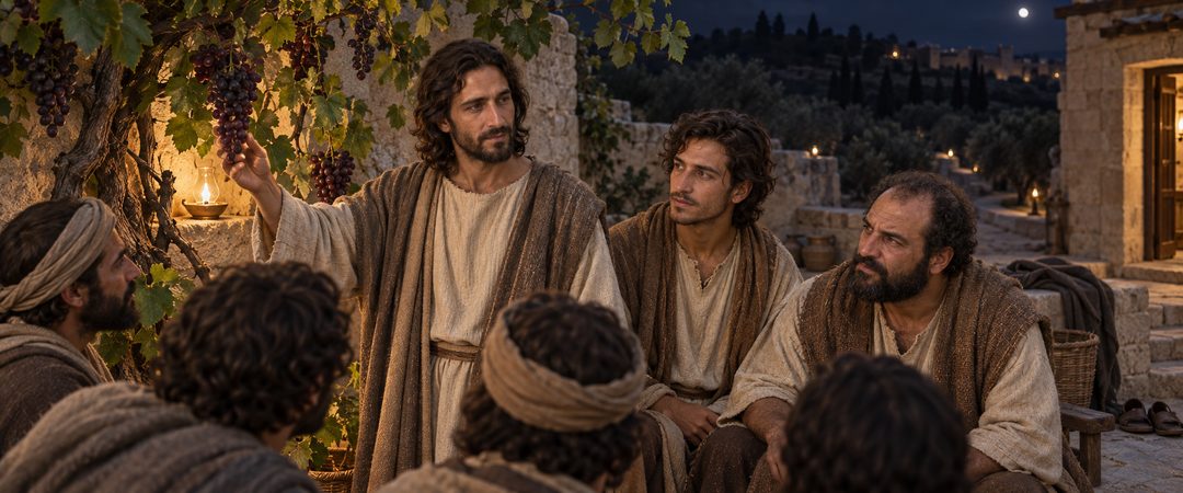 Illustratie bij: Jezus als de ware wijnstok en het nieuwe Israël.