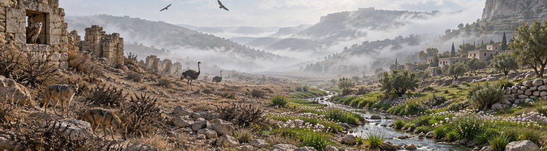 Illustratie bij: De woestenij wordt het erfdeel van dieren en daarna vruchtbaar.