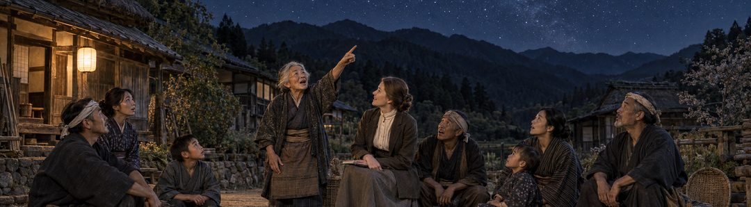 Illustratie bij: Een Japanse vrouw herkent het evangelieverhaal in de sterren.