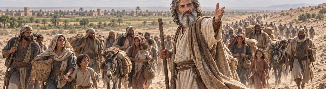 Illustratie bij: Israël als Gods zoon wordt uit Egypte geroepen.