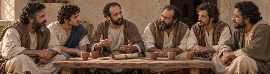 Illustratie bij: Een besloten gesprek met de leiders in Jeruzalem.