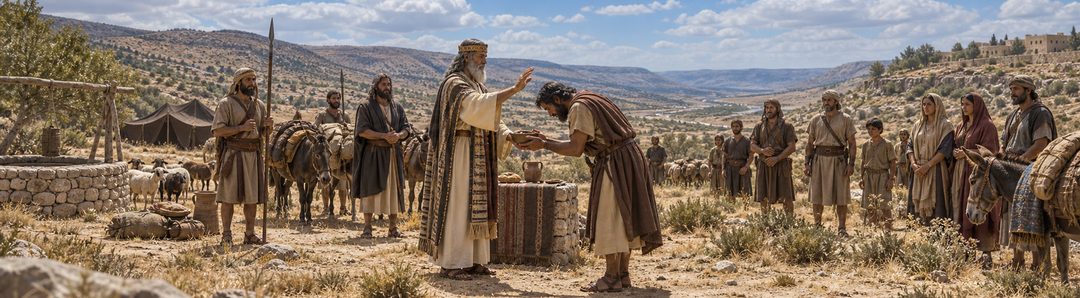 Illustratie bij: Melchizedek is groter dan Abraham.