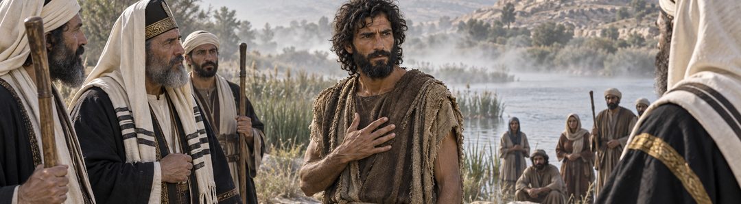 Illustratie bij: Johannes ontkent dat hij de Messias of de Profeet is.