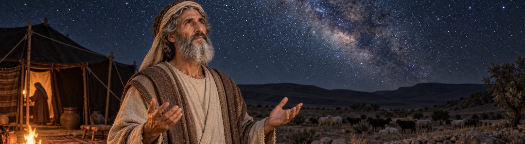 Illustratie bij: Abraham gelooft God en het wordt hem tot gerechtigheid gerekend.