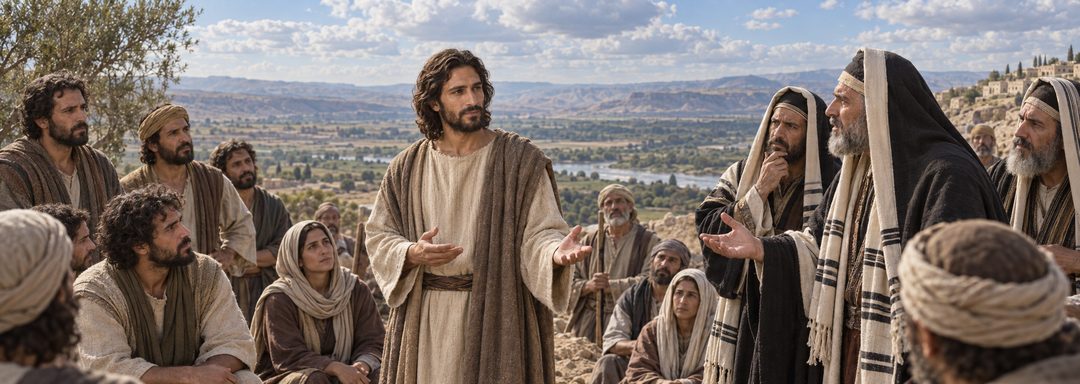 Illustratie bij: Jezus onderwijst over huwelijk en echtscheiding.