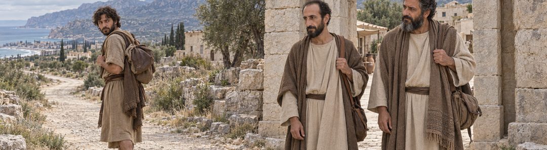 Illustratie bij: Markus verlaat Paulus en Barnabas in Perge.