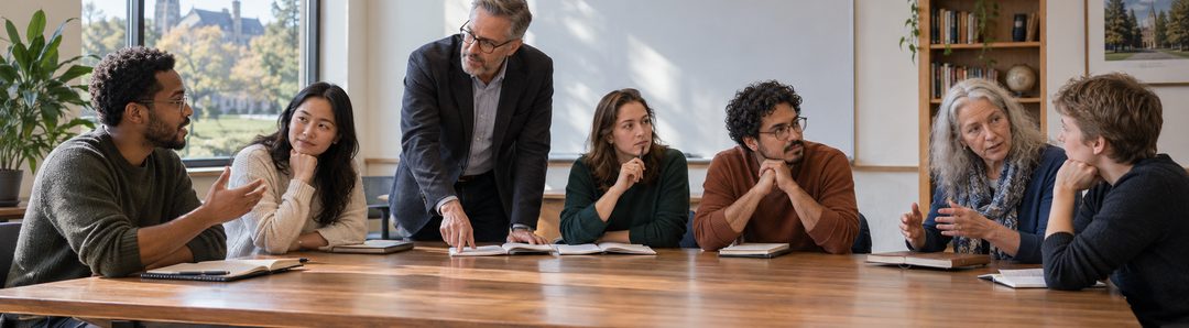 Illustratie bij: Vier visies naast elkaar onderzocht.