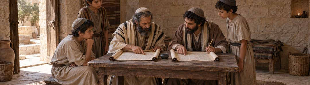 Illustratie bij: Psalm 111 en 112 als Hebreeuwse acrostichons.