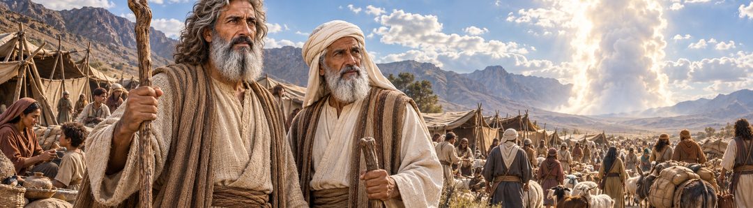 Illustratie bij: In de woestijn is God de zekerheid van een vrij Israël.