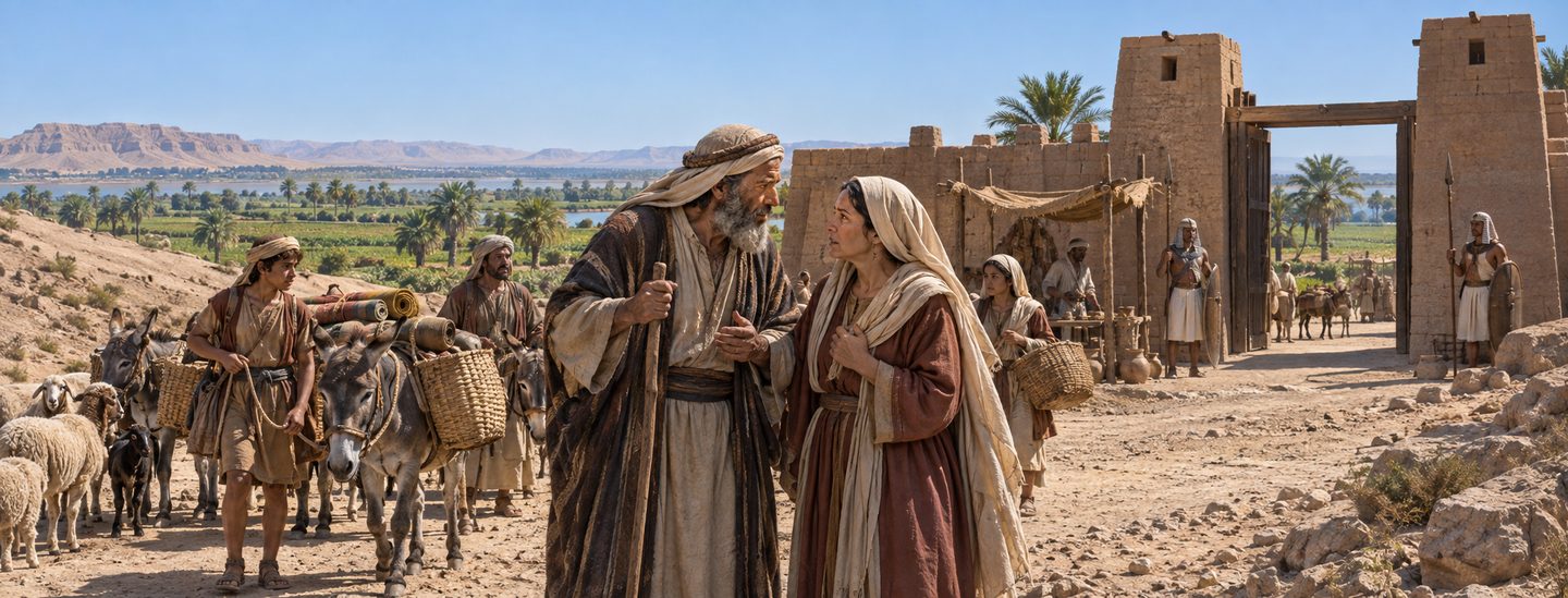 Illustratie bij: Abrams compromis bij de Egyptische grens.