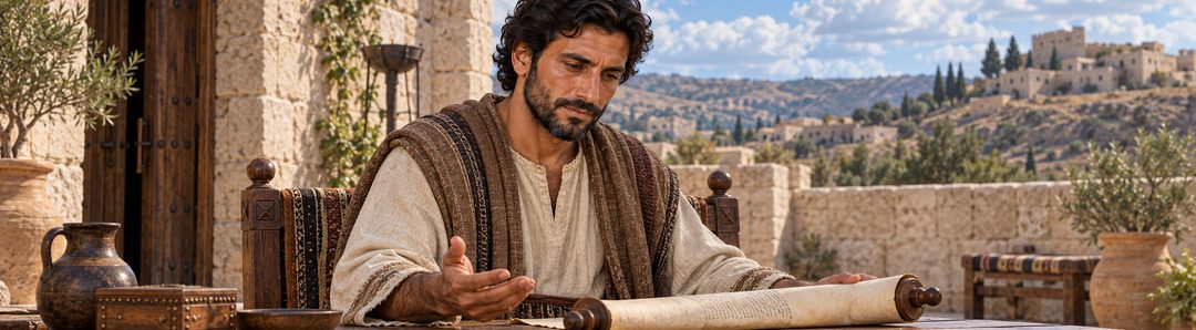 Illustratie bij: David spreekt over komen om Gods wil te doen.