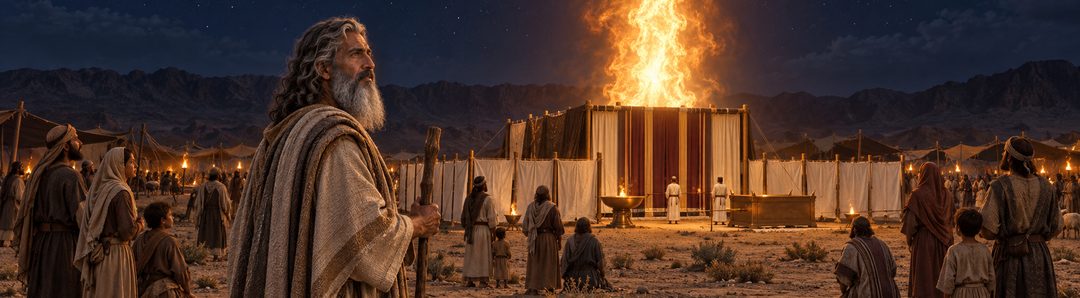 Illustratie bij: Vuur als teken van Gods inwoning.