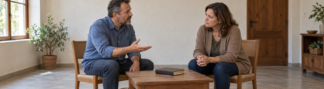 Illustratie bij: Geloof verbinden aan persoonlijk voordeel.