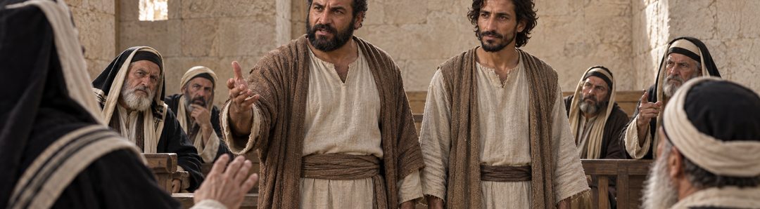 Illustratie bij: God gehoorzamen boven het bevel van het Sanhedrin.