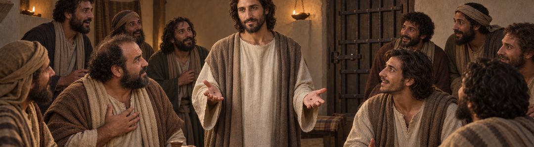 Illustratie bij: Jezus verschijnt aan de leerlingen in Jeruzalem.