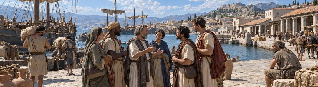 Illustratie bij: Het geloof van Rome wordt in de Romeinse wereld bekendgemaakt.