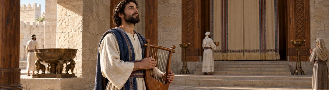 Illustratie bij: Herinnering aan Gods macht in het heiligdom.